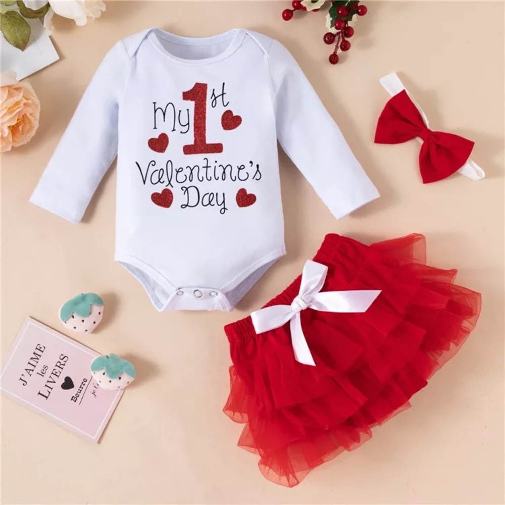 My First Valentines Tutu Set